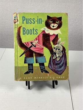 Vintage “Puss in Boots” Rand McNally 1955